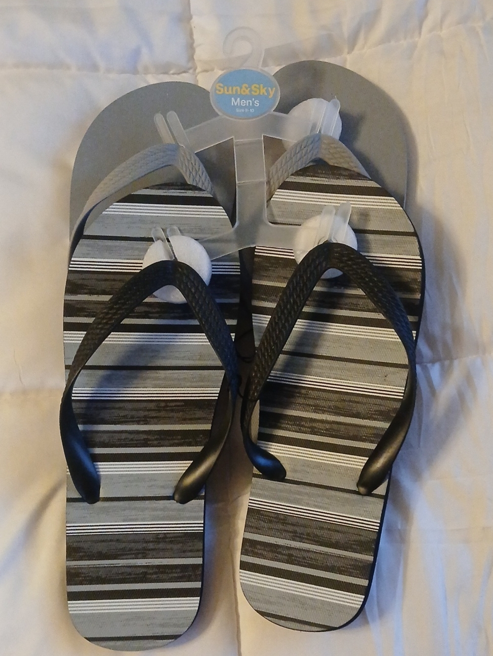 2 Pair Sun & Sky Men's Flip Flops